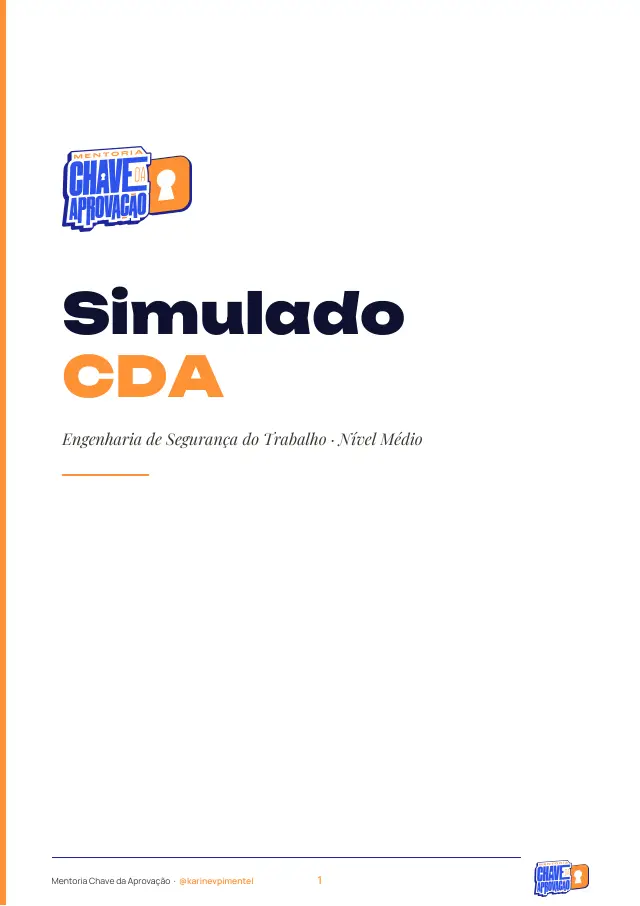 Capa do simulado nível Médio